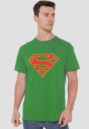 Cotton Soul, SUPERGIRL LOGO - T-Shirt print - dark green