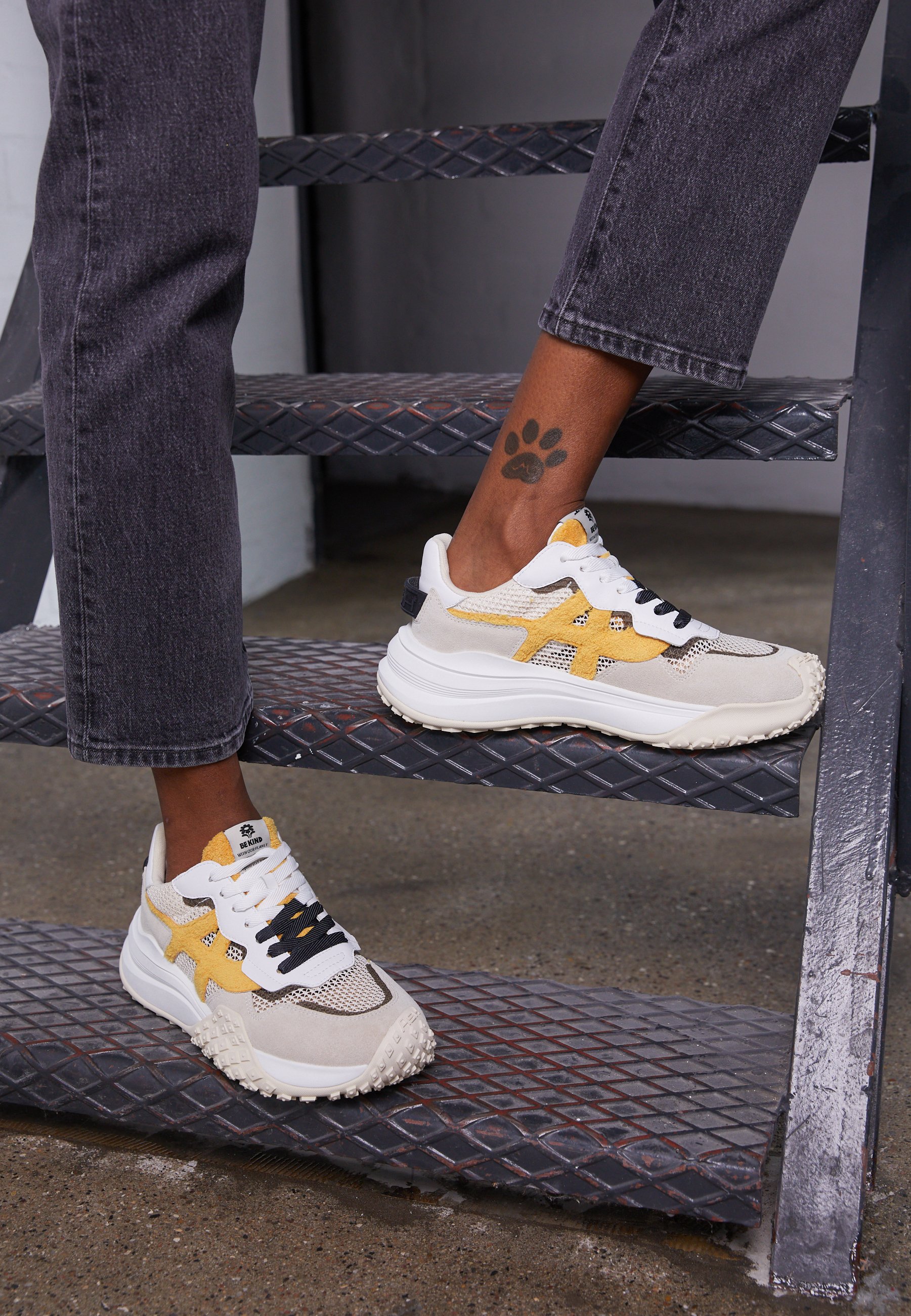 Ash JOKER BE KIND - Sneakers laag - talc/spark/white/off white/black/wit -  Zalando.nl