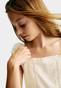 Marks & Spencer FRILLED - Top - ivory