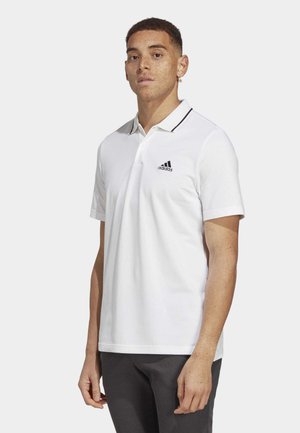 adidas Sportswear ESSENTIALS PIQUÉ SMALL - Poloshirt - white