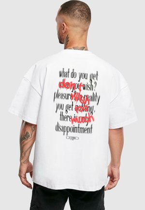 DON T WISH ULTRA HEAVY - Print T-shirt - white