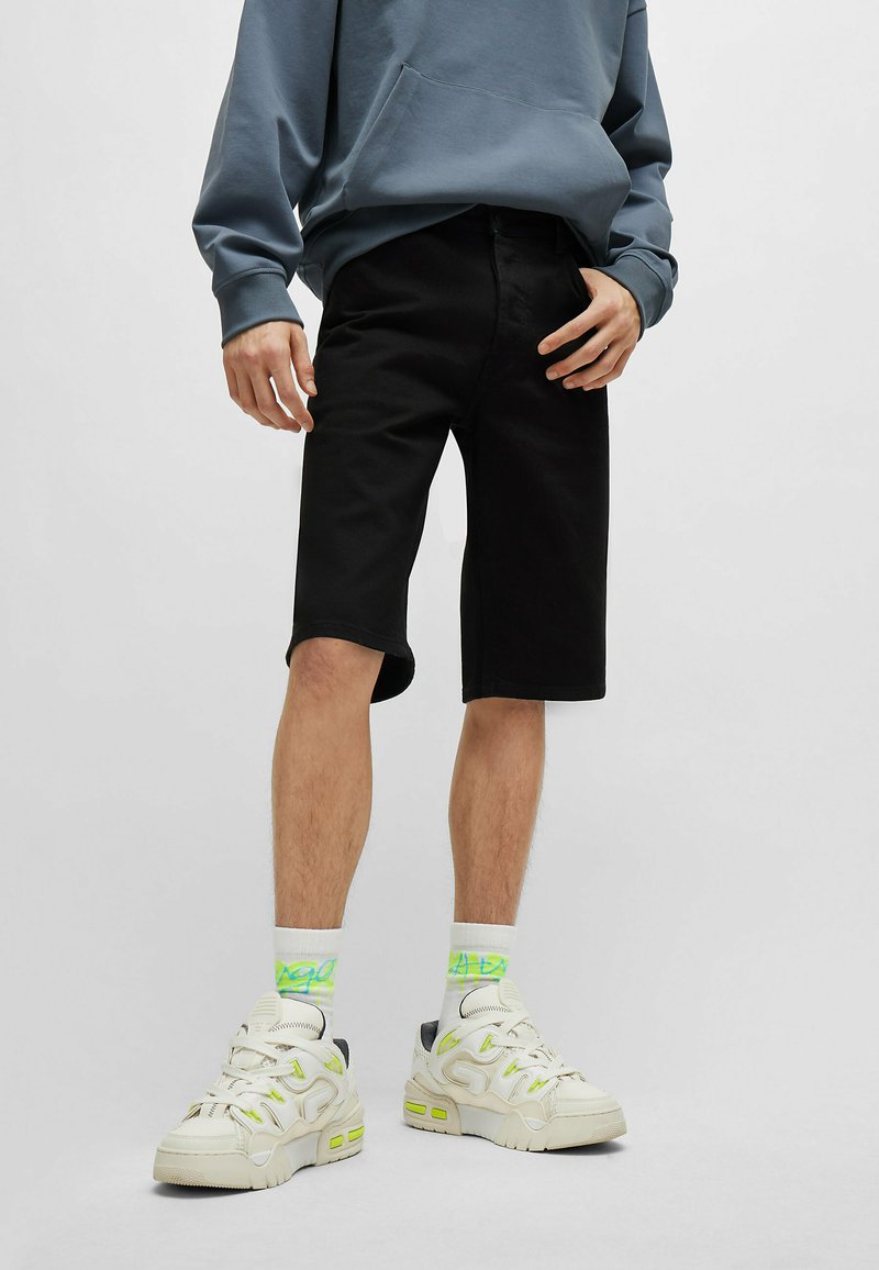 Hugo Blue Denim Drawstring Shorts