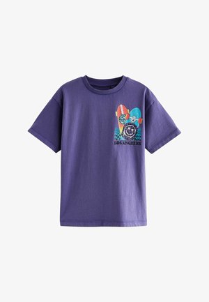 Next SHORT SLEEVE GRAPHIC STANDARD - Triko s potiskem - purple skate