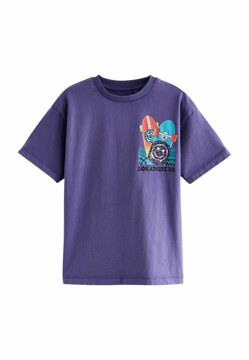 Next SHORT SLEEVE GRAPHIC STANDARD - Triko s potiskem - purple skate