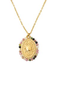 Singularu Medallion Stones Sun - Collier - gold coloured