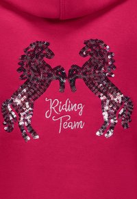 Salt and Pepper SEQUINS HORSE - Sweatjacke - very berry