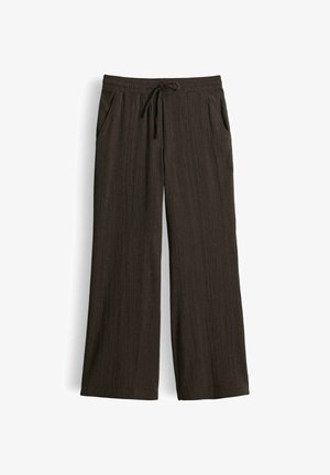 OPUS, RELAXED FIT MID RISE - Stoffhose - deep green