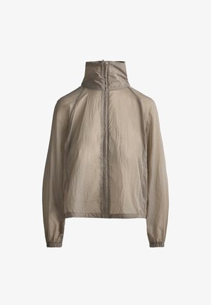 OYSHO, CHECK TRACK JACKET - Blouson - grey