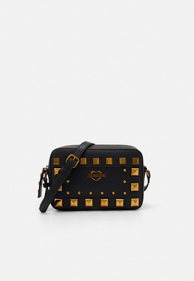 SQUARE STUDS - Torba na ramię - black