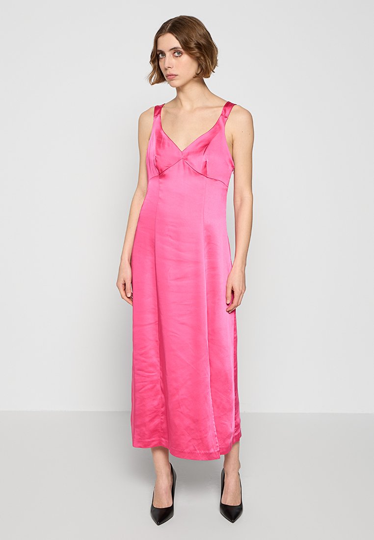 United Colors of Benetton Maxi-jurk donkerroze