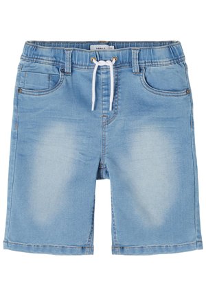 Name it NKMRYAN THAYER JOGGER - Denim shorts - light blue denim