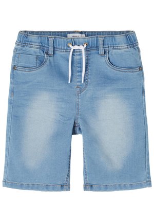 NKMRYAN JOGGER  - Denim shorts - light blue denim