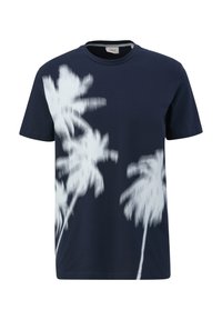 s.Oliver MIT GRAFIK - T-shirt print - navy