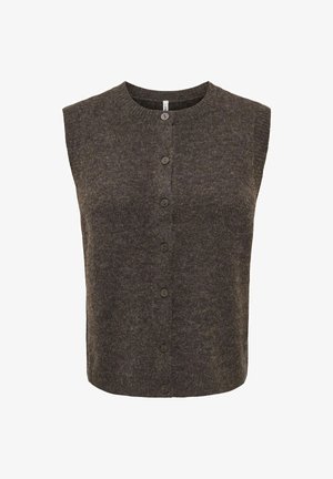 ONLY, ONLOLIVIA SL BUTTON VEST CC KNT - Veste sans manches - mole