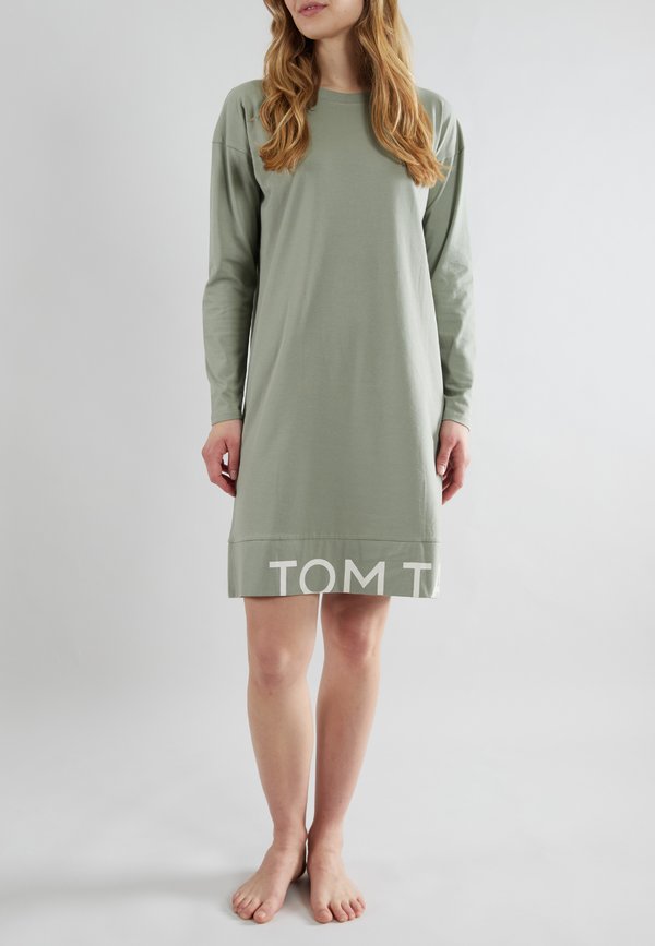 Nachthemd - grün mittel uni