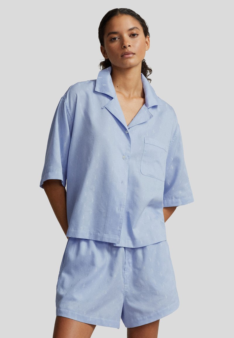 Polo Ralph Lauren JACQUARD PLAYER - Conjunto de pijama - blue