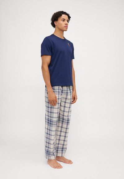 Polo Ralph Lauren PJ SLEEP - Conjunto de pijama - navy/white/blue