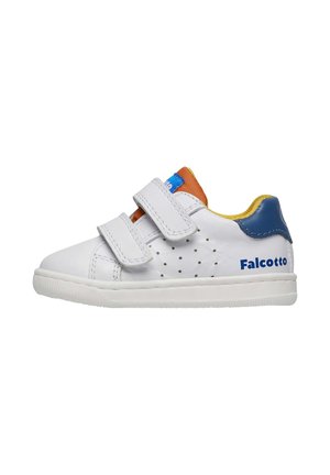 KINER LOW - Sneakers laag - weiß hellblau orange