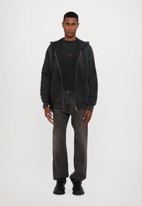424 ZIP UP HOODIE - Sweatjacke - black