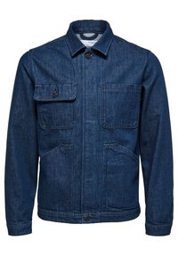 Selected Homme Jeansjacka - dark-blue denim