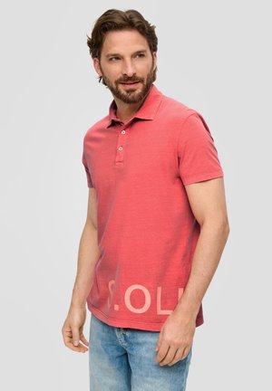 MIT LABEL - Polo - koralle