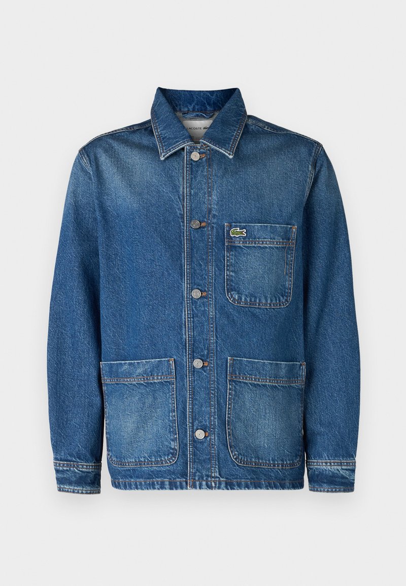 Lacoste Overhemd blauw denim/bluedenim