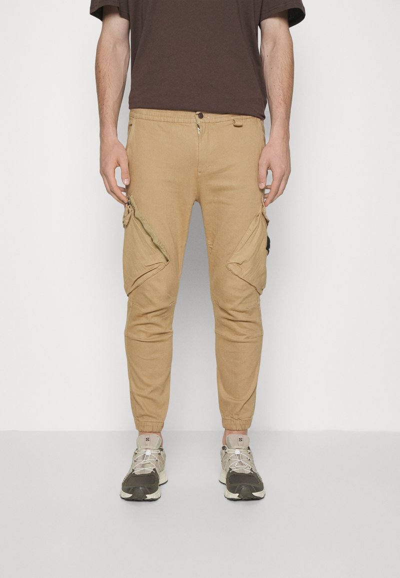 Denim Project UTILITY PANT UNISEX Pantaloni cargo beige cornstalk