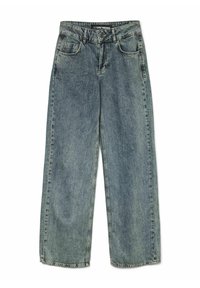 SNRANCY MID RISE WIDE - Jean boyfriend - blue denim