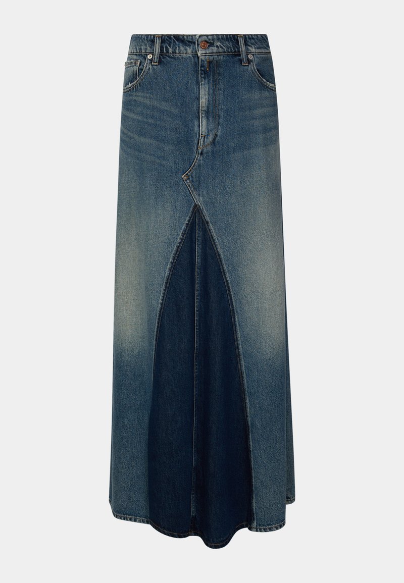 Replay Maxirok blauw denim/bluedenim