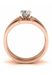 MYC Paris BAGUE EMPRESS  - Anello - or rosé / cristal