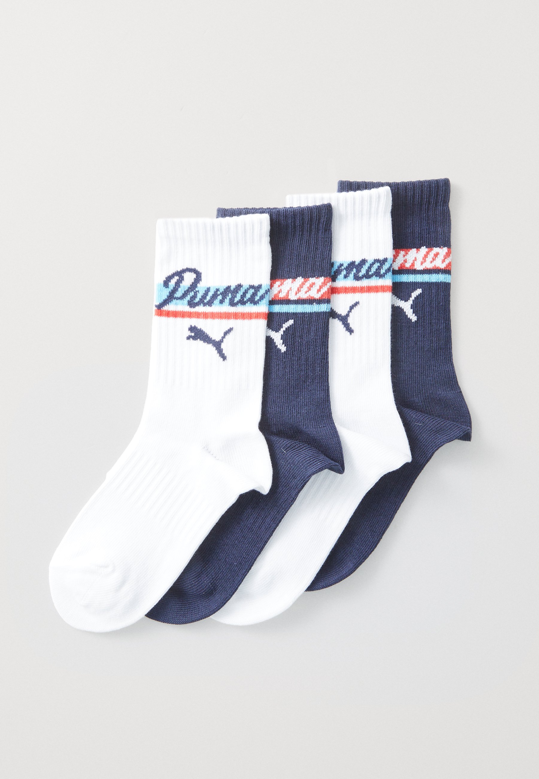 Puma KIDS CLUB HOUSE SOCK UNISEX PACK Calze white/navy/blu