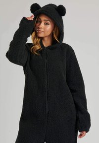Loungeable BORG ALL IN ONE WITH EARS - Pyjamas - black