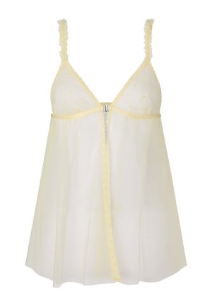 Hunkemöller, HUNKEMÖLLER BABYDOLL FLORA - Chemise de nuit / Nuisette - yellow