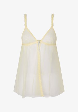 Hunkemöller, HUNKEMÖLLER BABYDOLL FLORA - Chemise de nuit / Nuisette - yellow