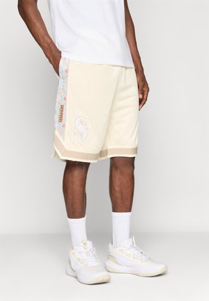 New Era MLB SEATTLE MARINERS INFILL SHORT - Vereinsmannschaften - offwhite