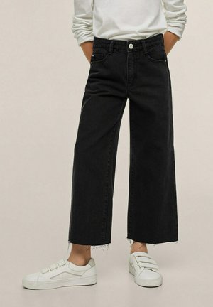 Flared Jeans - sort denim