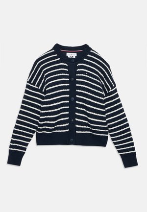 Tommy Hilfiger CABLE CARDIGAN UNISEX - Жилетка - dark blue