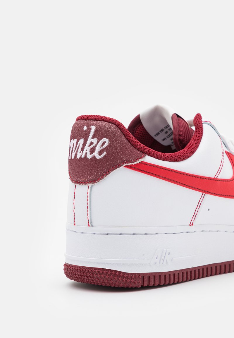 Obediente Gaseoso equilibrado Nike Sportswear AIR FORCE 1 '07 - Zapatillas - white/university red/team red/sail/team  orange/black/blanco - Zalando.es