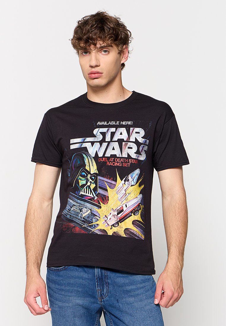Star Wars T-shirt print zwart