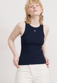 Tommy Jeans ESSENTIAL TANK - Top - dark night navy
