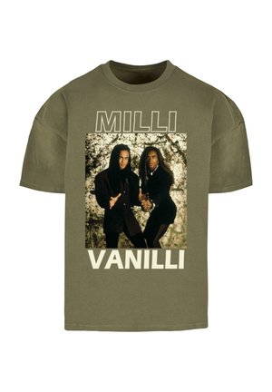UNISEX MILLI VANILLI - BAND PICTURE 1 ULTRA HEAVY - Print T-shirt - olive