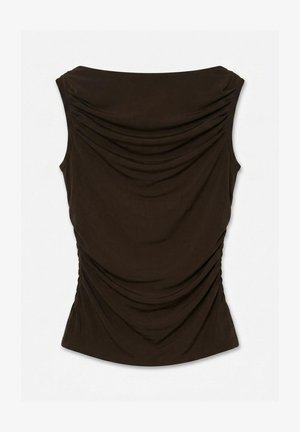 Vero Moda, TOP AWANNE TOP - Débardeur - chocolate brown