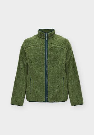 Peak Performance, SOLID HEAVY PILE JACKET - Pull polaire - mosswood/ponderosa pine