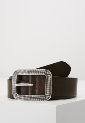 BIG BUCKLE MIDNIGHT BELT - Josta - dunkelbraun
