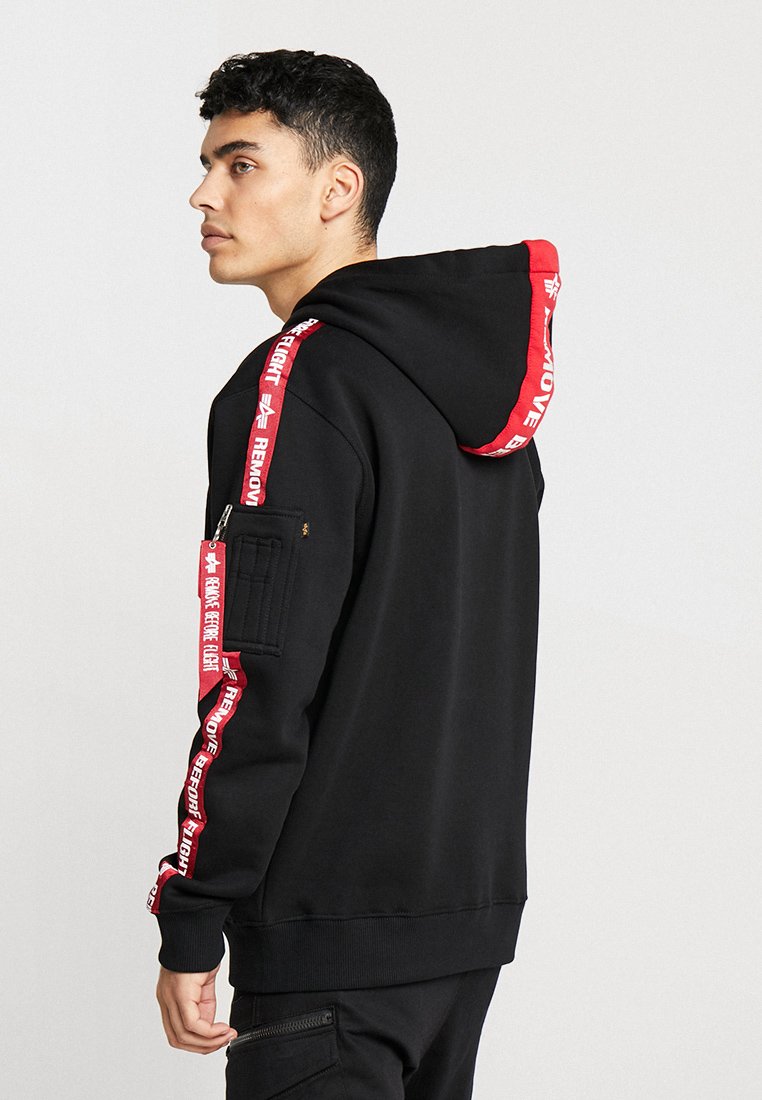 alpha industries tape hoodie