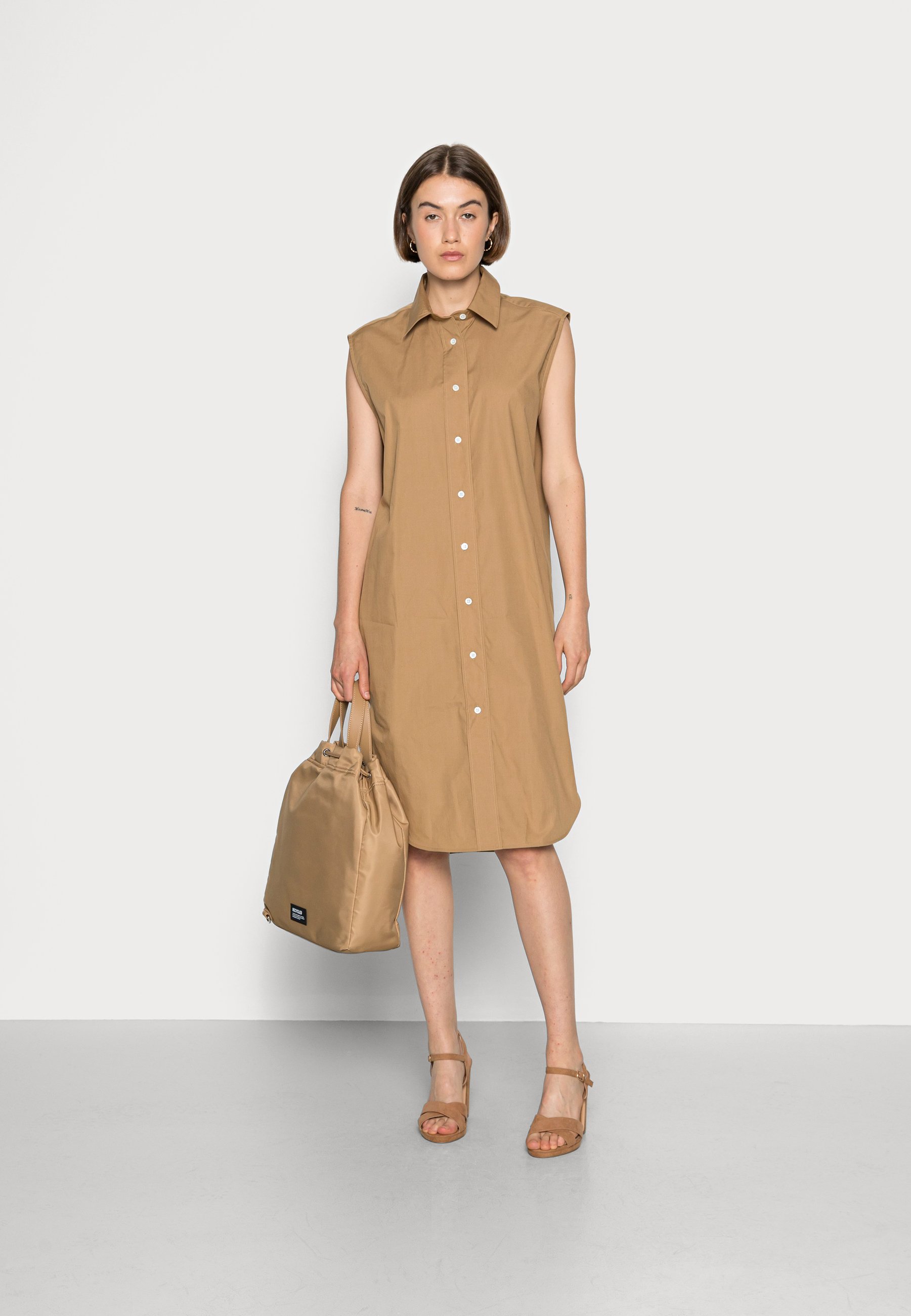 ARKET Shirt dress - beige - Zalando.co.uk