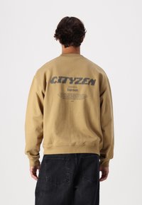 Bareen BRAX OVERSIZE CREW NECK - Sportinis megztinis - antique bronze