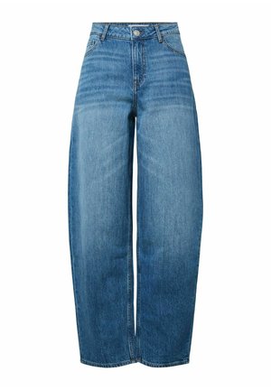 Pieces, Barrel fit PCGRACE MW - Wide Leg - medium blue denim