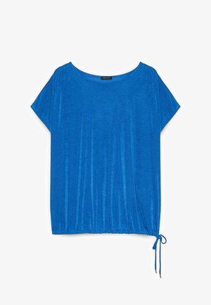 Fiorella Rubino, T-SHIRT CON COULISSE - Camiseta básica - bluette