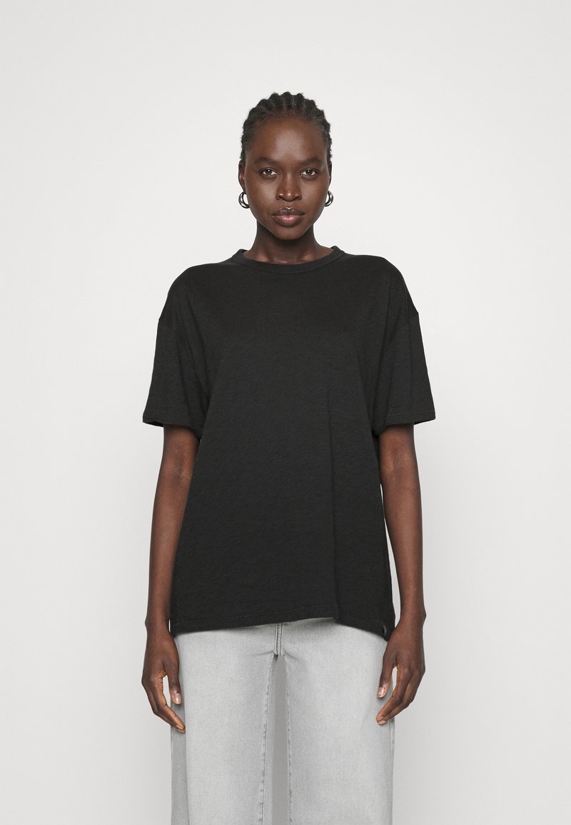 rag & bone - MINI SLUB BOYFRIEND TEE - Pamata T-krekls - black, Palielināt